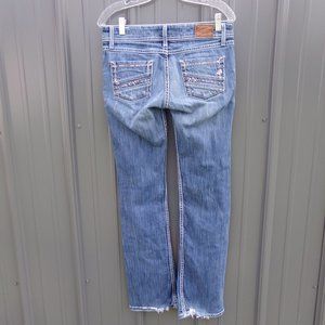 BKE Demin Stella Mid-Rise Bootcut Jeans- Size 28L
